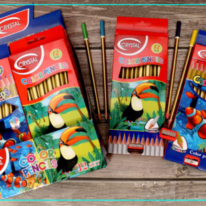 ألوان خسبية مع مقطة